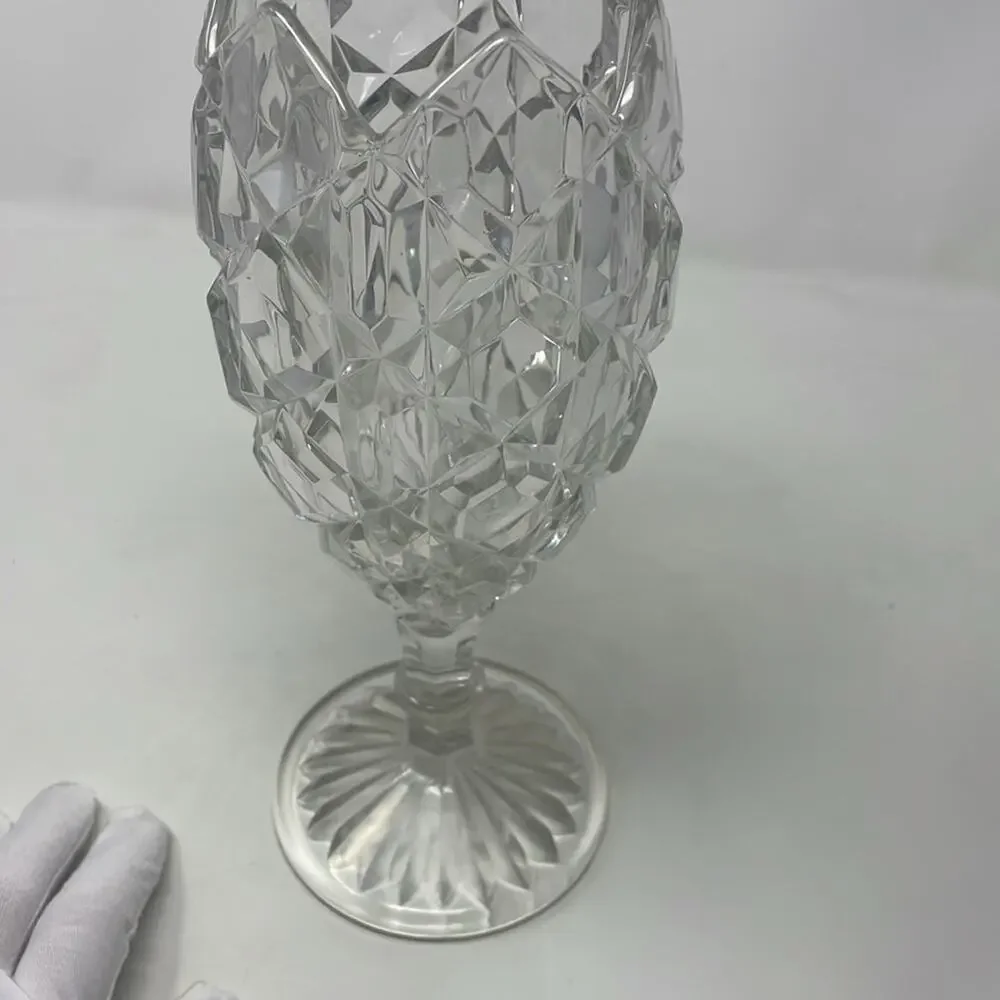 Antique Columbia Glass Henrietta Clear Vase